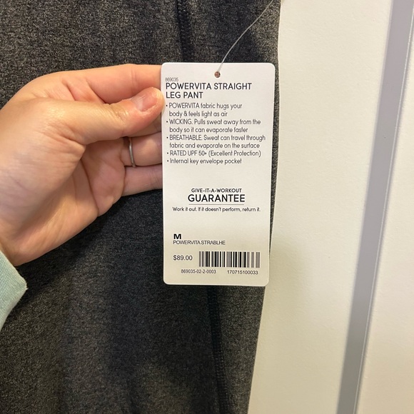 NWT Athleta Powervita Straight Leg Pants - Picture 7 of 10